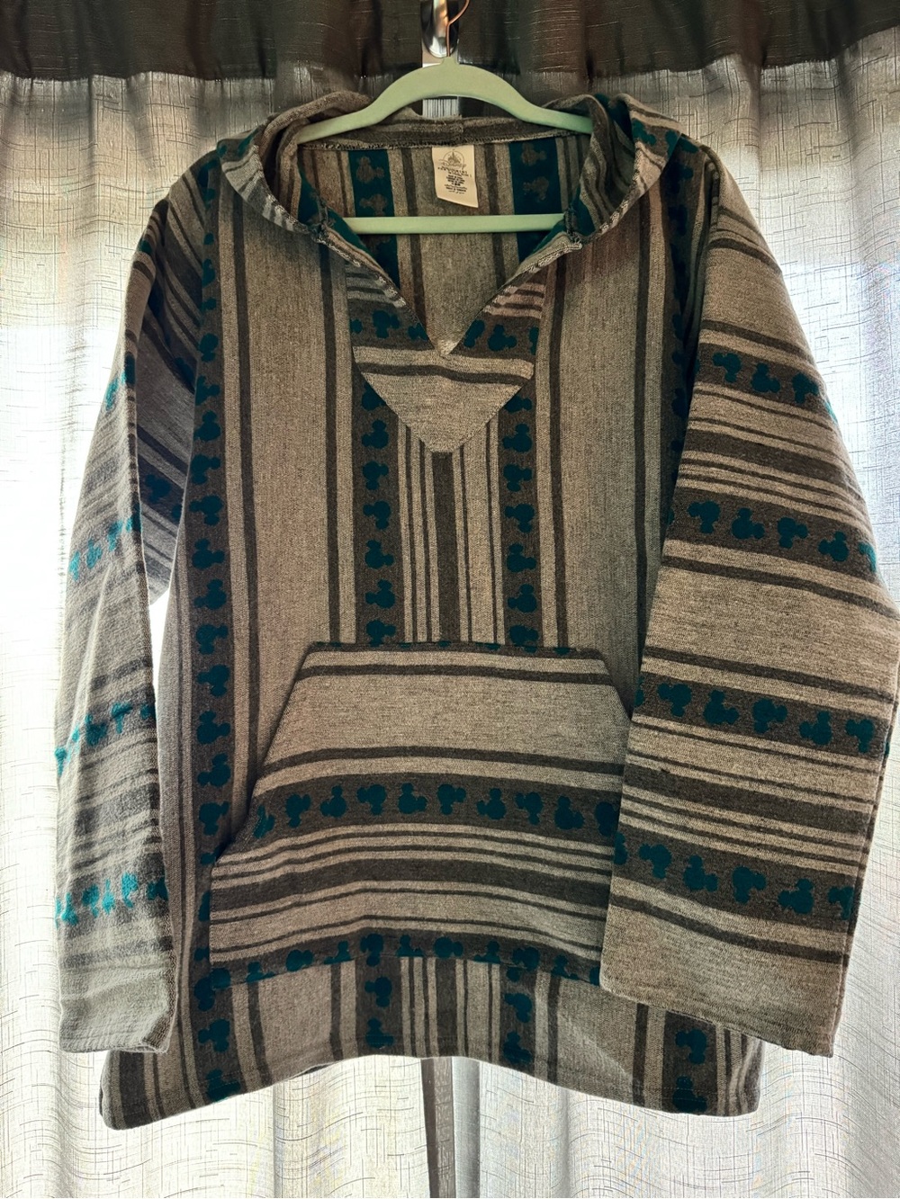 Disney Parks Adult Large Hooded Baja Sweater